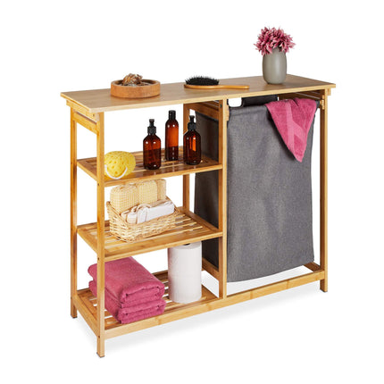 Étagère panier à linge pour salle de bain