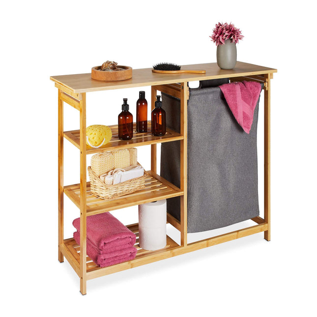 Étagère panier à linge pour salle de bain