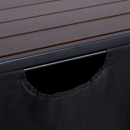 Support pour panier à linge avec étagère