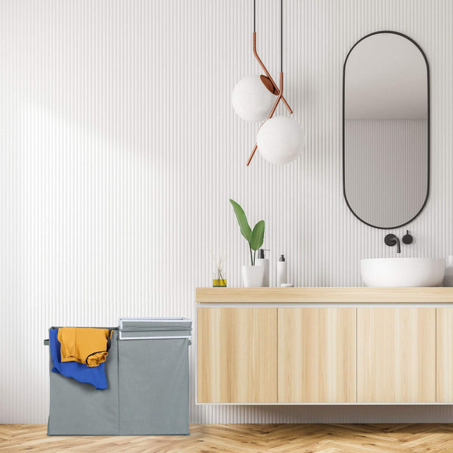 Panier à linge avec couvercle 100 litres