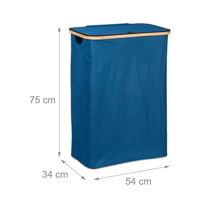 Panier à linge avec couvercle 105 l