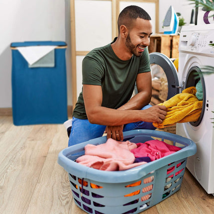Panier à linge avec couvercle 105 l
