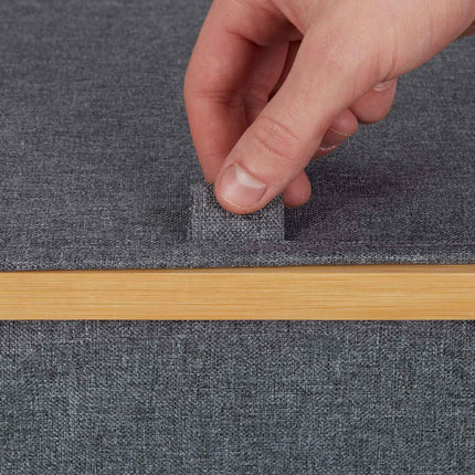 Panier à linge avec couvercle 80 l