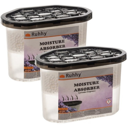 Absorbeur d'humidité lavande - 2x500ml Ruhhy 22137