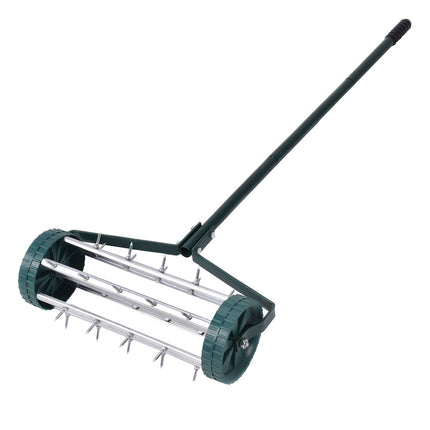 Rasenlüfterwalze, 45 cm breit, Stahl und Kunststoff