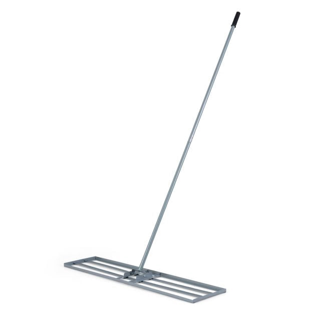 Rasenrakel, 177 cm verstellbarer Griff, 106x25 cm Platte