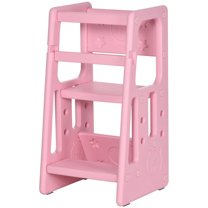Montessori Lernturm Tritthocker, höhenverstellbar, HDPE