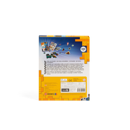 Livre d'activités emblématique Lego « Construire et coller : des voitures personnalisées » - Letton