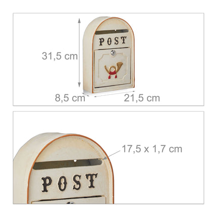 Boîte aux lettres de style antique
