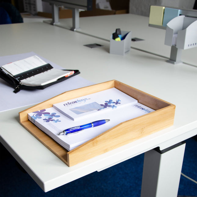 Briefkasten aus Bambus 33 x 25 x 6 cm