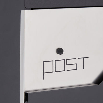 Boîte aux lettres avec porte-journaux