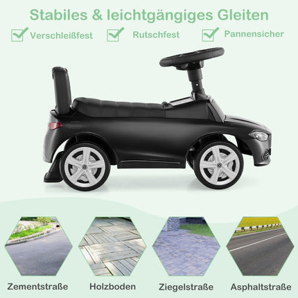 Voiture jouet sous licence avec volant et rangement