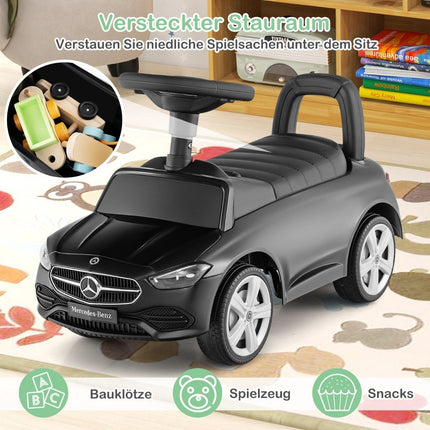 Voiture jouet sous licence avec volant et rangement