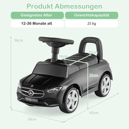 Voiture jouet sous licence avec volant et rangement