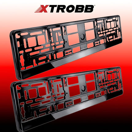Cadre de plaque d'immatriculation 2 pcs. Xtrobb 22028