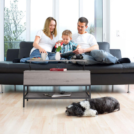 Table basse à plateau relevable