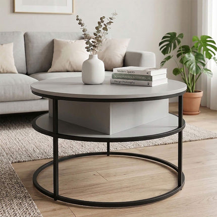 Table basse relevable - Rangement dissimulé à hauteur réglable