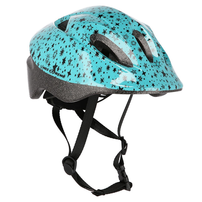 Casque bleu clair, taille réglable 51-58 cm