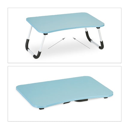 Hellblauer Laptoptisch