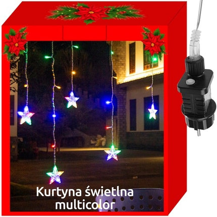 Lichtervorhang 108LED - mehrfarbig 31V KŚ11319
