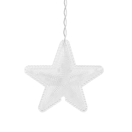 Lichtervorhang 136LED USB kaltweiß KŚ19740 