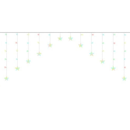 Lichtvorhang 136LED - mehrfarbig 31V KŚ11336 