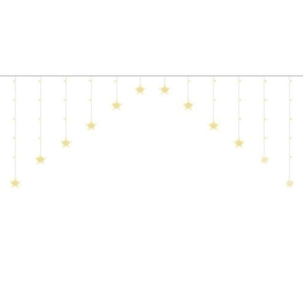 Rideau lumineux 136LED - blanc chaud 31V KŚ11337