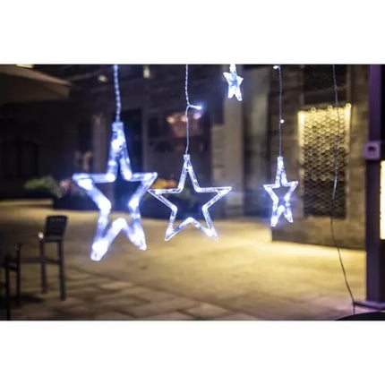 Lichtervorhang 138 LED USB - kaltweiß KŚ19752 