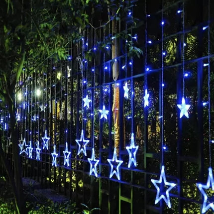 Lichtervorhang 138 LED USB - kaltweiß KŚ19752 