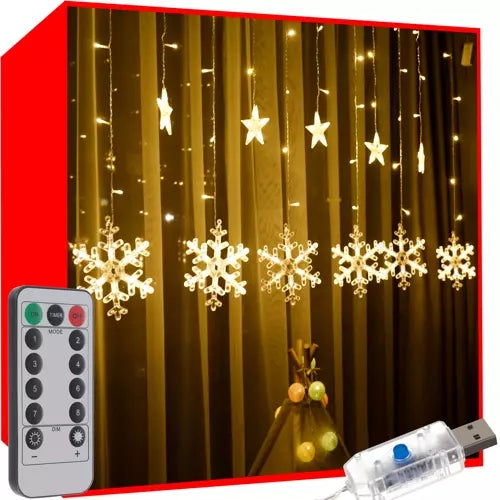 Barrière immatérielle 138 LED USB blanc chaud KŚ19746