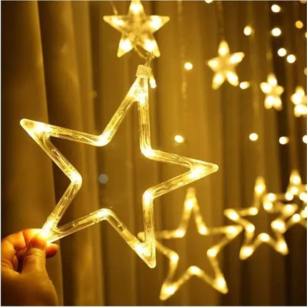 Lichtervorhang 138LED USB - warmweiß KŚ19750 