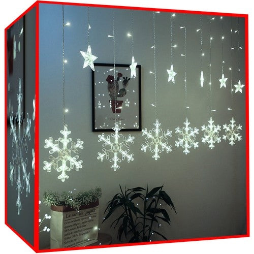 Lichtvorhang 138LED - kaltweiß 31V KŚ11327 