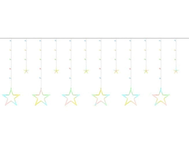 Lichtervorhang 138 LED - multicolor 31V KŚ11316