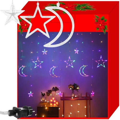 Lichtvorhang 138LED - mehrfarbig 31V KŚ11328 