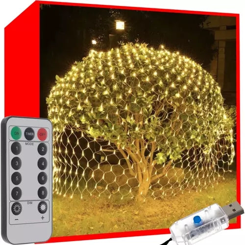 Barrière immatérielle 160 LED USB - blanc chaud KŚ19762