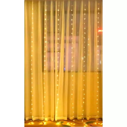 Lichtervorhang 300 LED USB - warmweiß KŚ19768 