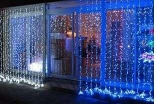 Lichtvorhang 300LED - kaltweiß 31V KŚ11333 