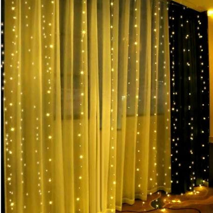 Lichtvorhang 300LED - warmweiß 31V KŚ11332 