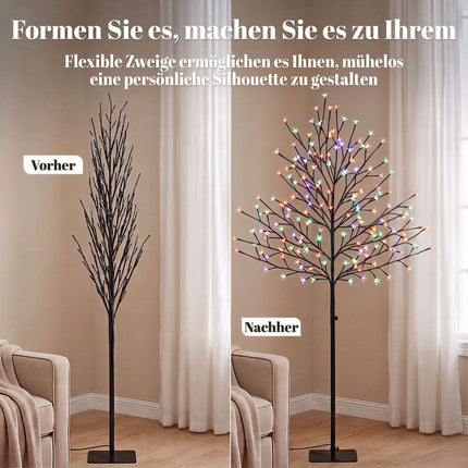 Lighted Cherry Blossom Tree 150 cm with 160 LEDs, 20 Bendable Branches, IP44