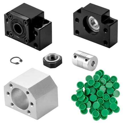 Linear Guide Rail Kit 1000mm, 2 Rails with Ballscrew