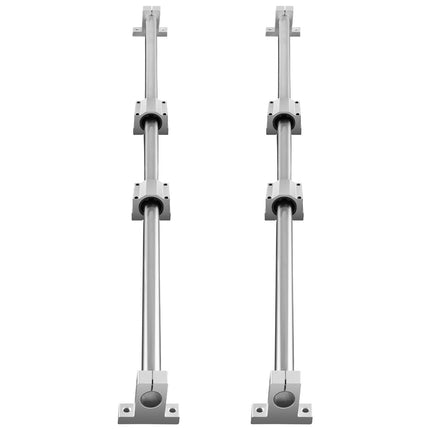 Linear Guide Rail Set, 16mm x 1000mm, 2 Rails 4 Blocks