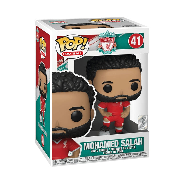 Figurine Funko Pop! en vinyle de collection de Mohamed Salah de Liverpool