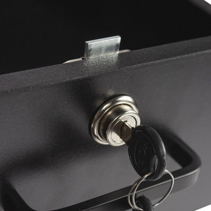 Socle mobile verrouillable avec tiroir et compartiment