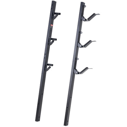 Locking 3-Place Trimmer Rack for Trailer or Pickup, Steel