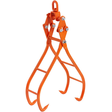 Log Lifting Tongs, 36 Inch 4-Claw Swivel, 3307 lb