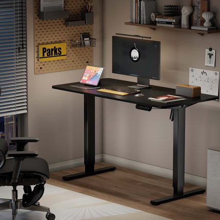 Cadre de bureau électrique réglable en hauteur LogiLink, un moteur, noir
