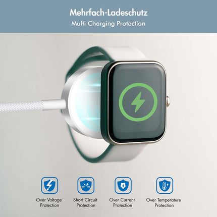 LogiLink Magnetisches kabelloses Ladegerät für Apple Watch, USB-C
