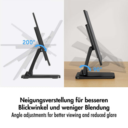 Support LogiLink pour écrans tactiles de 17 à 27 pouces, jusqu'à 6,5 kg, noir