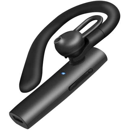 LogiLink Kabelloses Mono-Bluetooth-Headset mit abnehmbarem Mikrofon, Schwarz