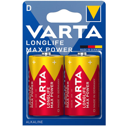 Longlife Max Power D / LR20 Batterie 2er-Pack